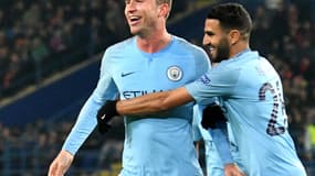 Aymeric Laporte et Riyad Mahrez