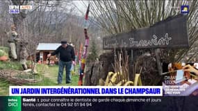 un jardin intergénérationnel dans le champsaur 