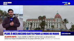 Nice: il n'a jamais autant plu pour un mois de mars