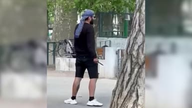L'homme soupçonné d'avoir attaqué des enfants dans un parc d'Annecy ce jeudi.
