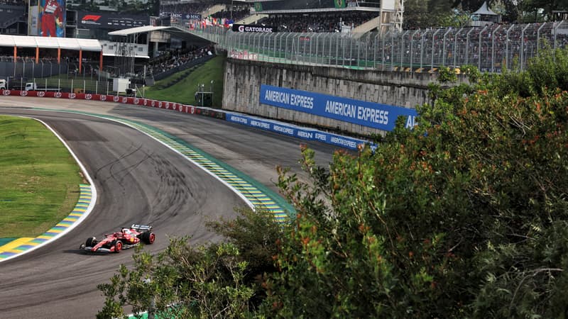 Charles Leclerc lors des essais libres du GP du Bresil le 7 novembre 2025 2177520