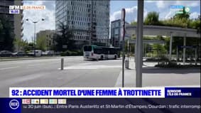 Rueil-Malmaison: une femme en trottinette meurt percutée par un bus