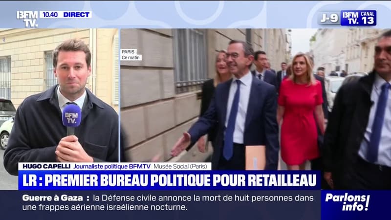 Le premier bureau politique des LR dirigé par Bruno Retailleau a adopté 