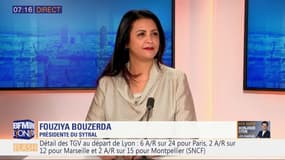 Résiliation du contrat Rhônexpress: Fouziya Bouzerda, présidente du Sytral, était l'invitée de Bonjour Lyon