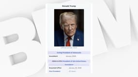 Donald Trump a partagé sur son réseau social un montage le présentant comme président du Venezuela