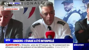 Traque à Angers: "L'homme a immédiatement tenté de prendre la fuite en sautant du 3e étage", explique le directeur départemental de la sécurité publique