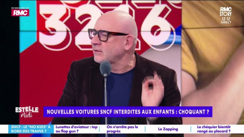 Nouveaux wagons SNCF sans enfants : "Les enfants c'est comme les pets, on ne supporte que les siens", compare Fred Hermel