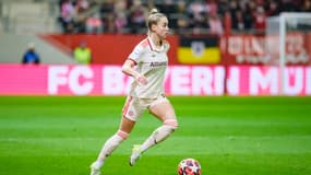 Giulia Gwinn avec le Bayern Munich face à la Juventus en Ligue des champions, le 12 décembre 2024