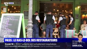 Pass sanitaire: le ras-le-bol des restaurateurs face aux contrôles de police dans leurs établissements