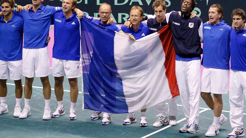 L'équipe de France de Coupe Davis à l'unisson après la qualification en finale