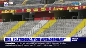 Lens: deux suspects interpellés après des dégradations et des vols au stade Bollaert