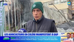Hautes-Alpes: les agriculteurs en colère manifestent à Gap