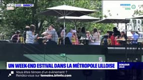 Un week-end estival dans la métropole lilloise, les habitants en profitent