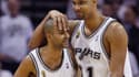Tony Parker et Tim Duncan