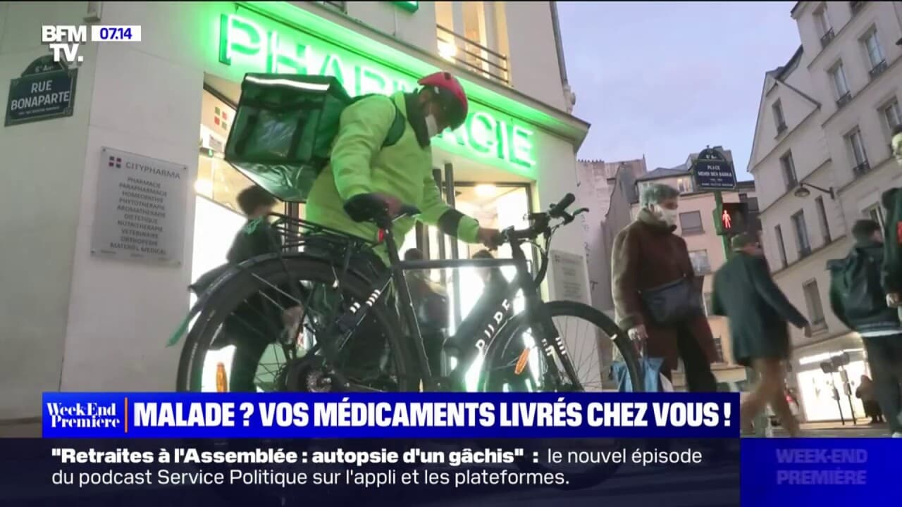 La Livraison De Médicaments à Domicile Se Développe Dans Les Grandes Villes Françaises 