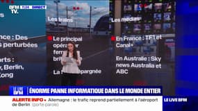 Transports, médias, supermarchés: ces secteurs touchés par la panne informatique mondiale