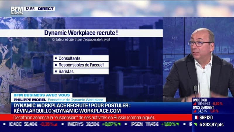 Ça recrute ! Dynamic Workplace : créateur et opérateur d'espaces de travail