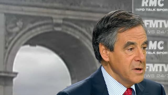 François Fillon, invité de BFMTV-RMC, lundi.