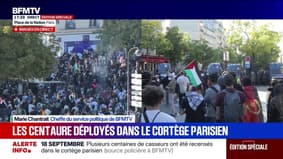 Mobilisation du 18 septembre: les centaure déployés dans le cortège parisien