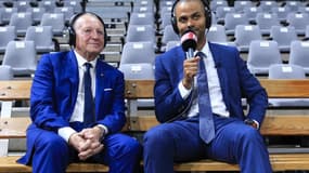 Jean-Michel Aulas et Tony Parker en pleine interview sur RMC