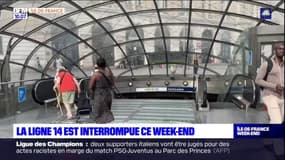 Paris: la ligne 14 du métro partiellement interrompue ce week-end