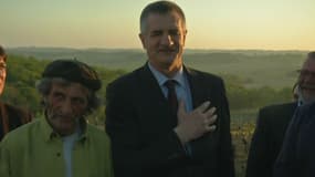 Jean Lassalle, en visite dans le Gers, le 10 avril 2017