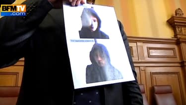 La police a diffusé une photo de l'auteur présumé des menaces grâce à la caméra-surveillance du cybercafé.