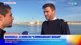 On a rendez-vous à bord du "Commandant Bouan" qui passe le week-end à Marseille
