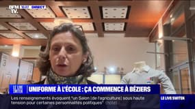 Pour Emmanuelle Ménard (députée de l'Hérault) l'uniforme à l'école "va gommer les inégalités" face à la "tyrannie des marques"