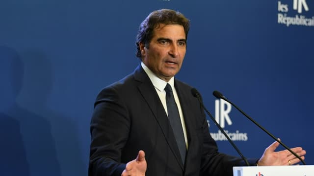 Christian Jacob, le chef de LR, lors d'une conférence le 6 juillet 2021 à Paris.