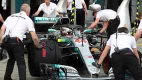 Lewis Hamilton lors du Grand Prix d'Australie