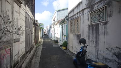 Une rue de Pointe-à-Pitre, en Guadeloupe, le 10 avril 2024 (Photo d'illustration).