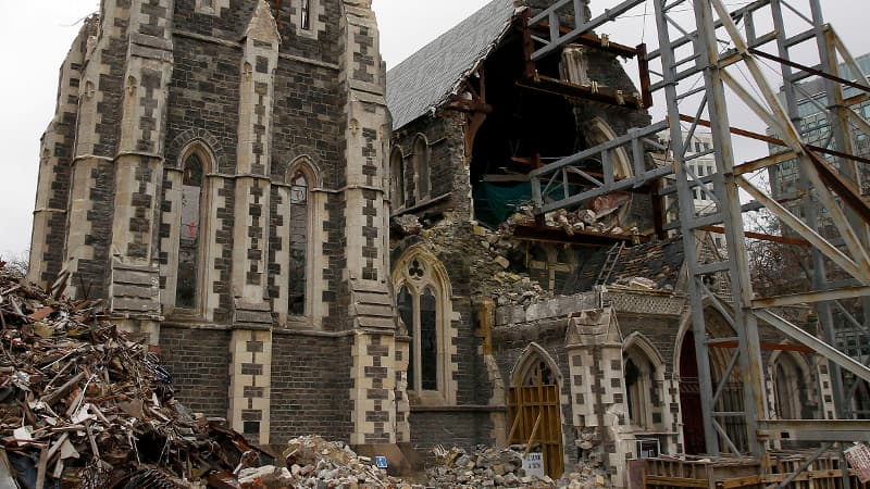 Christchurch après le séisme de février dernier