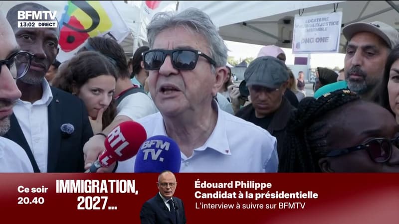 Immigration: "M. Édouard Philippe, vous ne vous comportez pas d'une manière responsable ou comme un homme d'État", s'insurge Jean-Luc Mélenchon