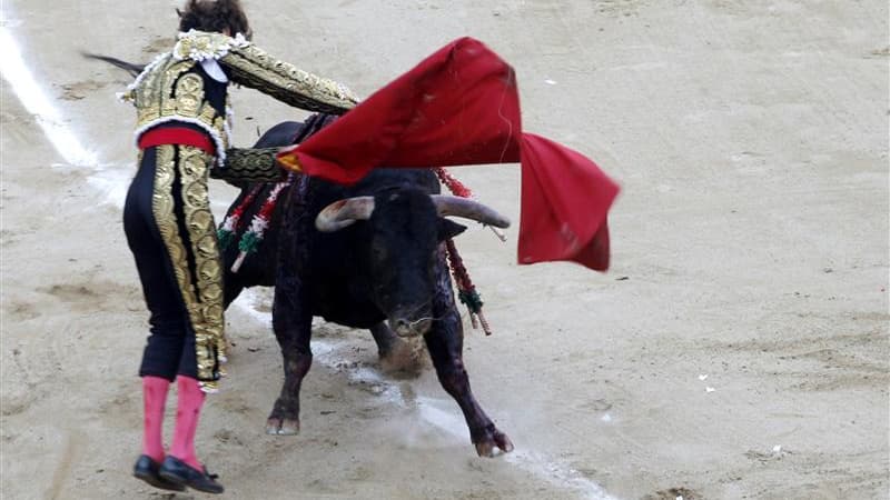 La désaffection qui frappe les corridas en Espagne gagne la France, où les effets de la crise économique et la perte d'intérêt pour l'art tauromachique ont contraint les organisateurs à revoir leurs ambitions à la baisse. /Photo prise le 25 septembre 2011