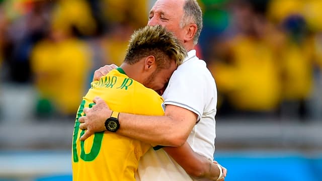 Neymar et Scolari