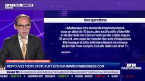 Les questions : Une banque peut-elle fermer un compte en marge de la lutte anti-blanchiment ? - 17/11