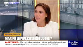 "Évidement que je condamne", souligne Laure Lavalette après des menaces visant la juge qui a prononcé la peine de Marine Le Pen