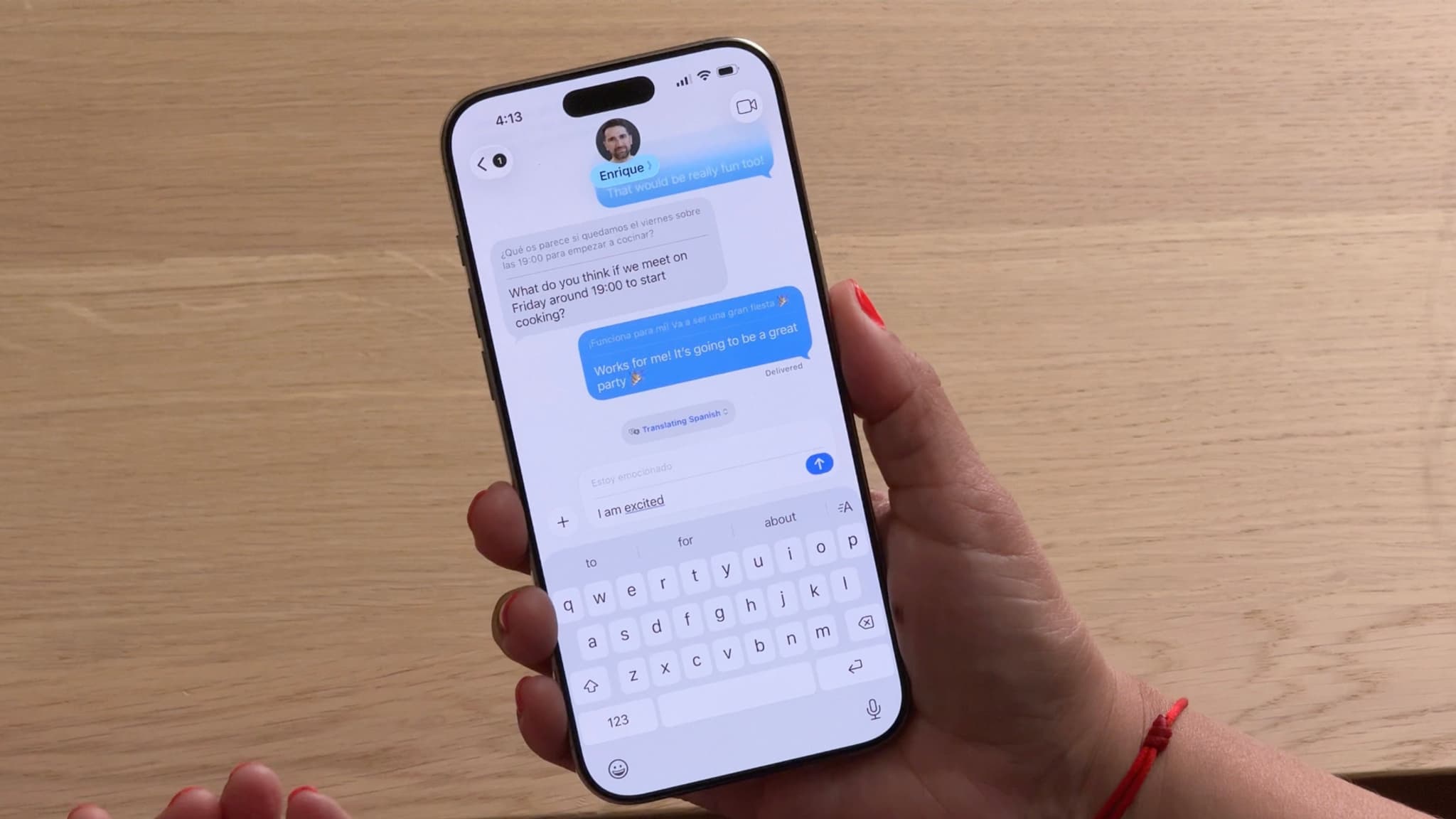 La future fonction de traduction en direct d'iOS 26