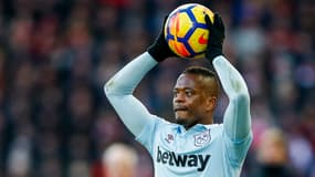 Patrice Evra avec West Ham, le 24 février 2018