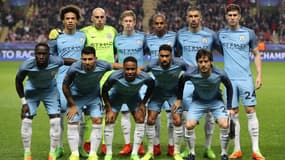 L'équipe de Man City face à Monaco 