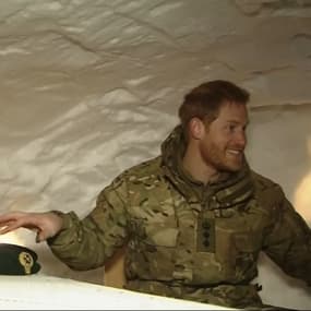 Le prince Harry a passé sa Saint-Valentin dans un igloo