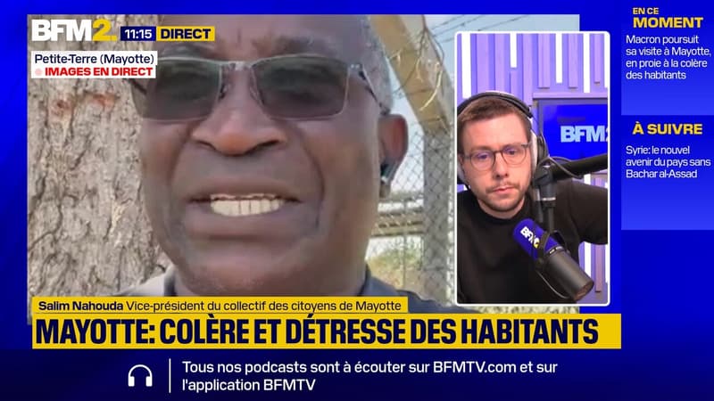 Le vice-président du collectif des citoyens de Mayotte est critique après la venue de Macron