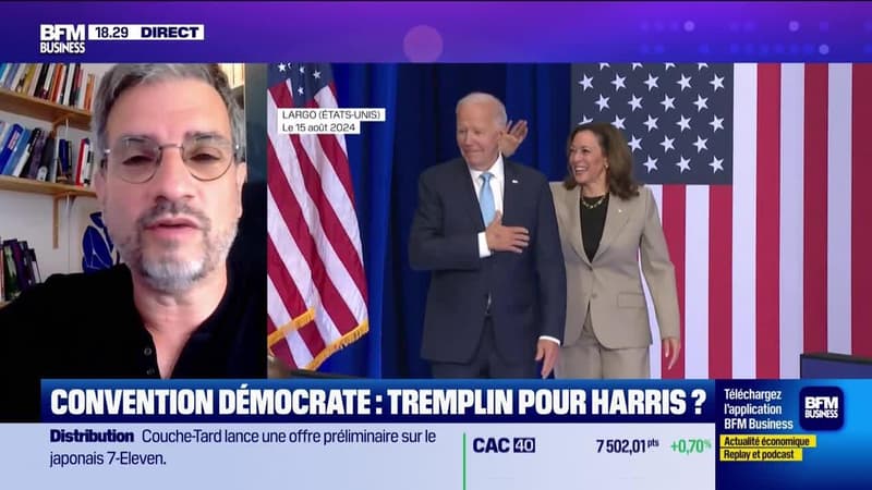 Jérôme Viala-Gaudefroy : Convention démocrate, tremplin pour Harris ? - 19/08