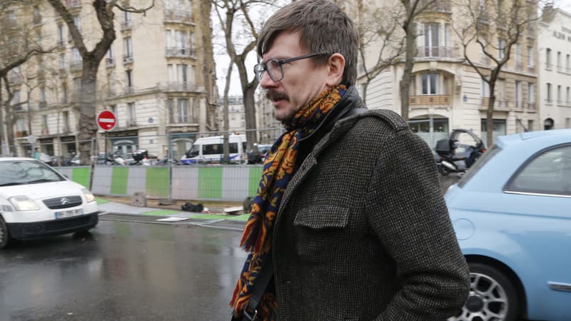 Le dessinateur Luz le 15 janvier 2015 à Paris.