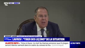 Sergueï Lavrov: "Il faut entretenir un dialogue et tirer des leçons de ce qui se passe, et ne pas laisser des conflits et des crises éclater"