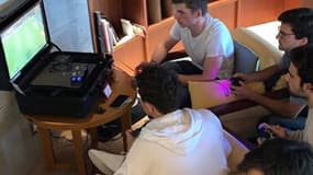 Verstappen joue au jeux vidéos