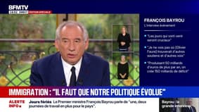 "Ce que propose le Parti socialiste c'est de laisser repartir la dépense", estime François Bayrou