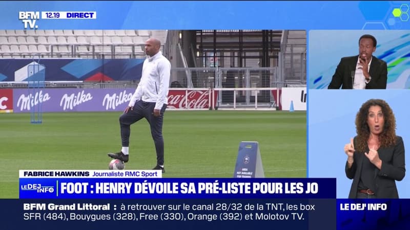 Football: Thierry Henry dévoile la liste des Bleus pour les Jeux olympiques