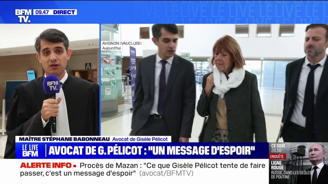 Maître Stéphane Babonneau (avocat de Gisèle Pelicot) "Elle nous